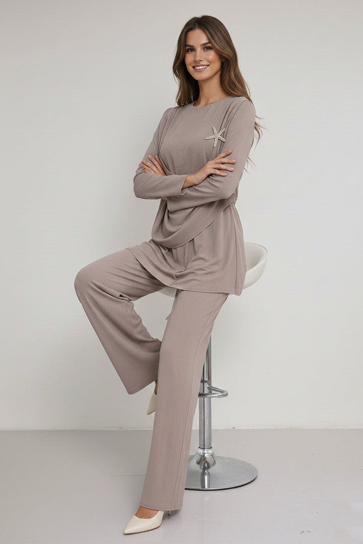 BNG Women Tokalı İkili Takım M3003 Vizon - Vitry-sur-Seine