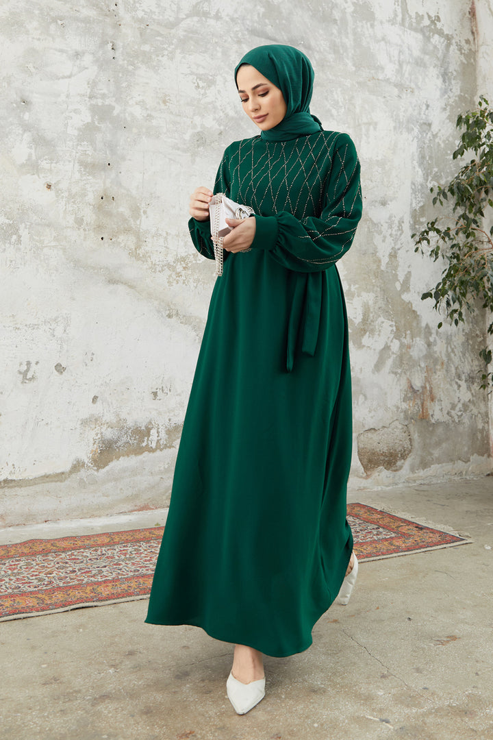 ZRF Women Pera Stone Dress - Emerald - Charlottesville