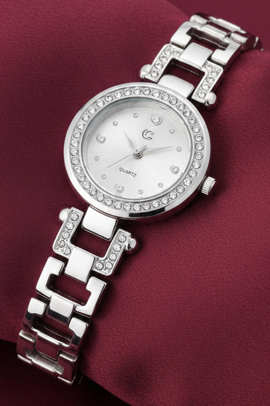 BNG Women Taşlı Kadın Saati Cls8836 Gümüş - Sheboygan