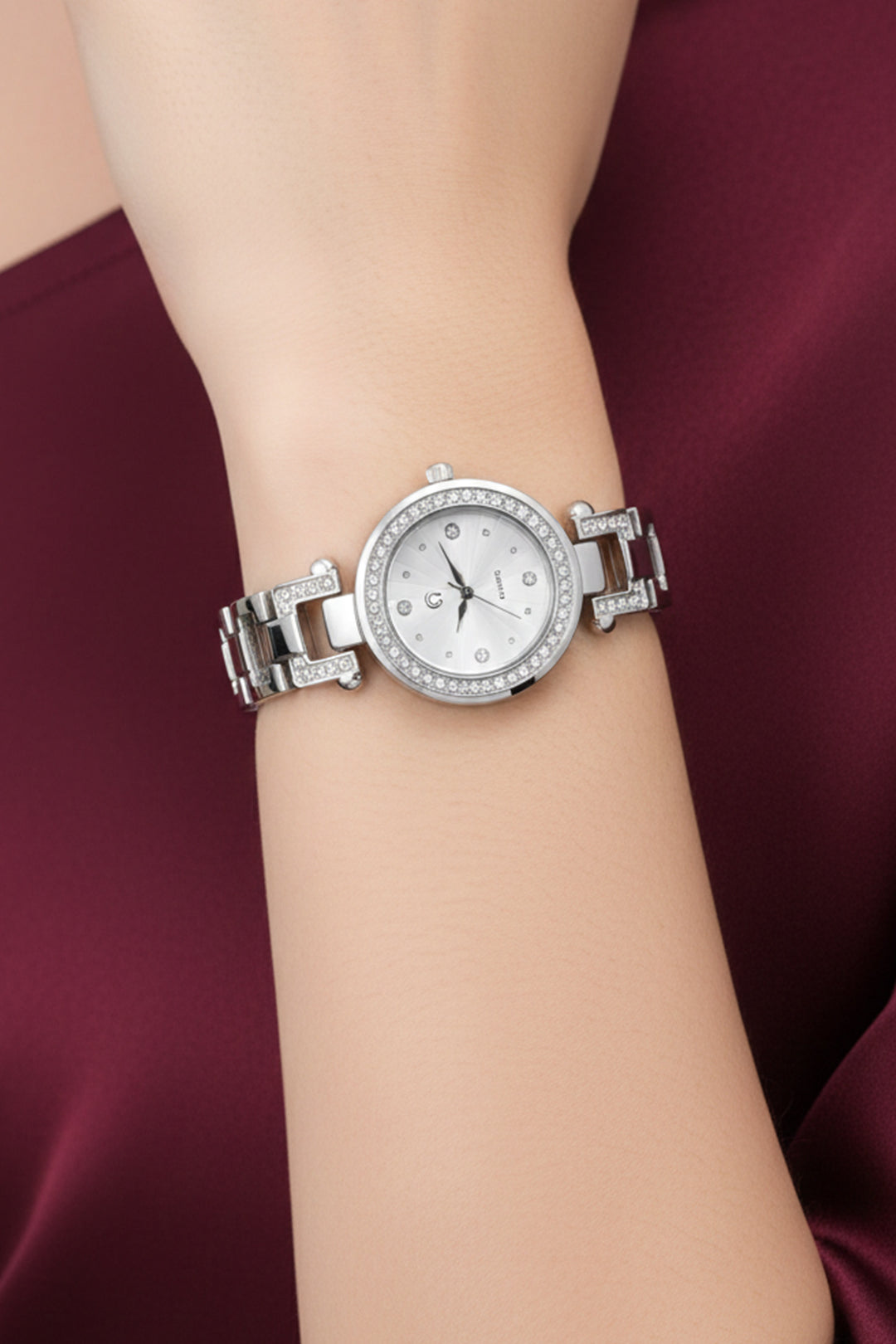 BNG Women Taşlı Kadın Saati Cls8836 Gümüş - Sheboygan