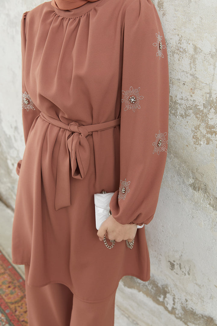 ZRF Women Mila Belted Set - Camel - Dakota Ridge