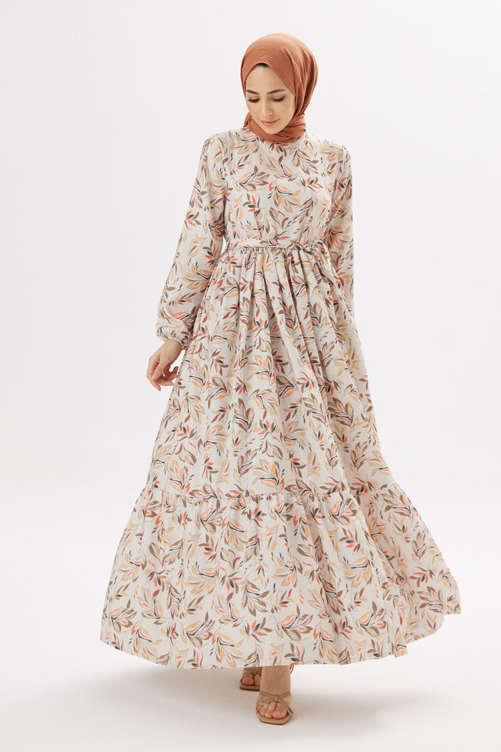فستان ZRF النسائي Viva Linen - تيراكوتا - Athis-Mons