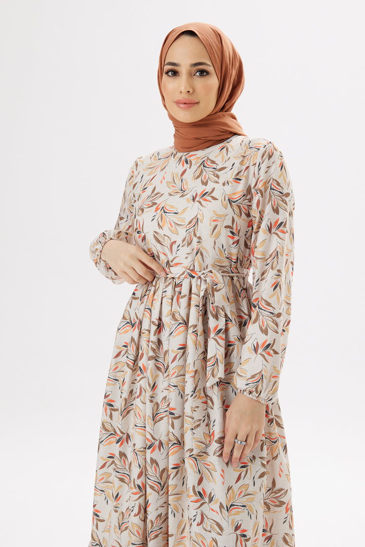 فستان ZRF النسائي Viva Linen - تيراكوتا - Athis-Mons