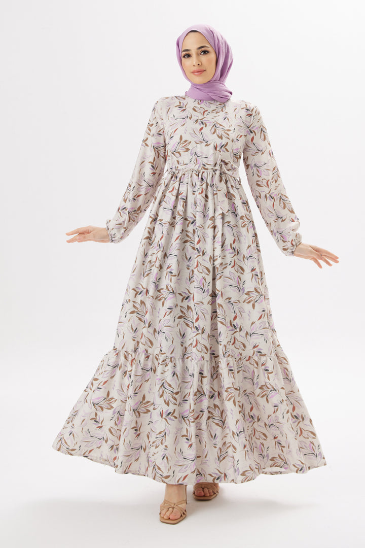 فستان ZRF نسائي Viva Linen - أرجواني - Meaux