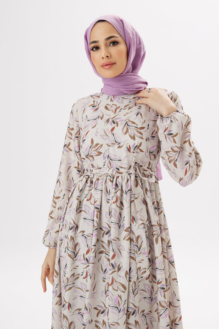 فستان ZRF نسائي Viva Linen - أرجواني - Meaux