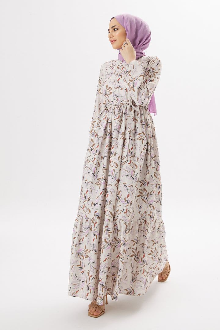 فستان ZRF نسائي Viva Linen - أرجواني - Meaux