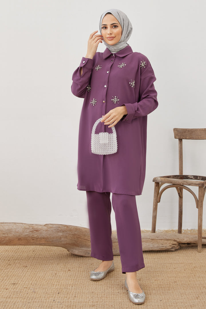 ZRF Women Snowflake Hijab Set - Lilac - Weymouth