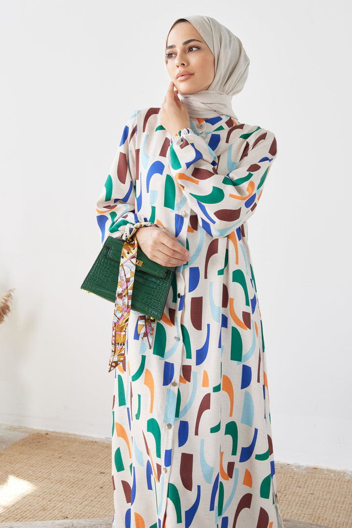 ZRF Women Patterned Tunic Pants Set - Emerald - La Línea de la Concepción