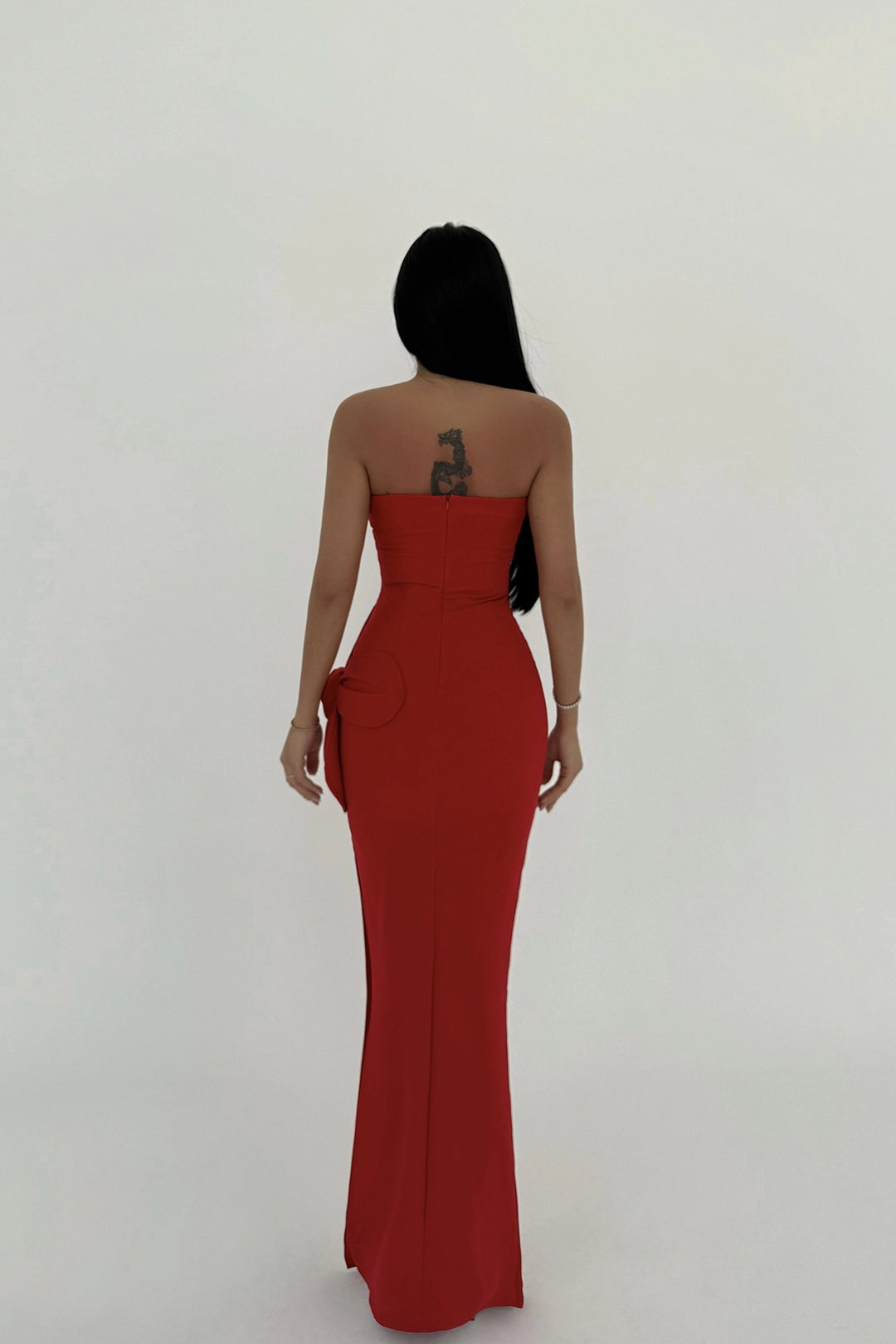 EYY Women Red Daysi Strapless Dress - Eastchester