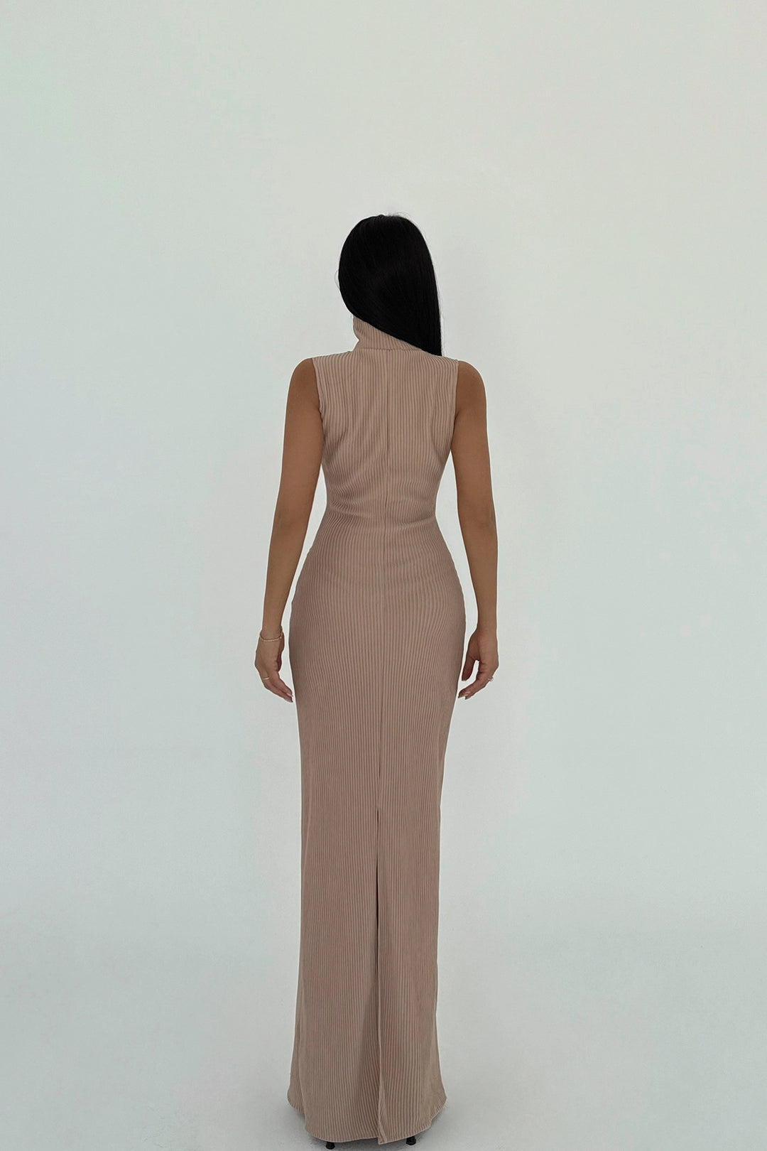 EYY Women Beige Jila Long Dress - Leominster