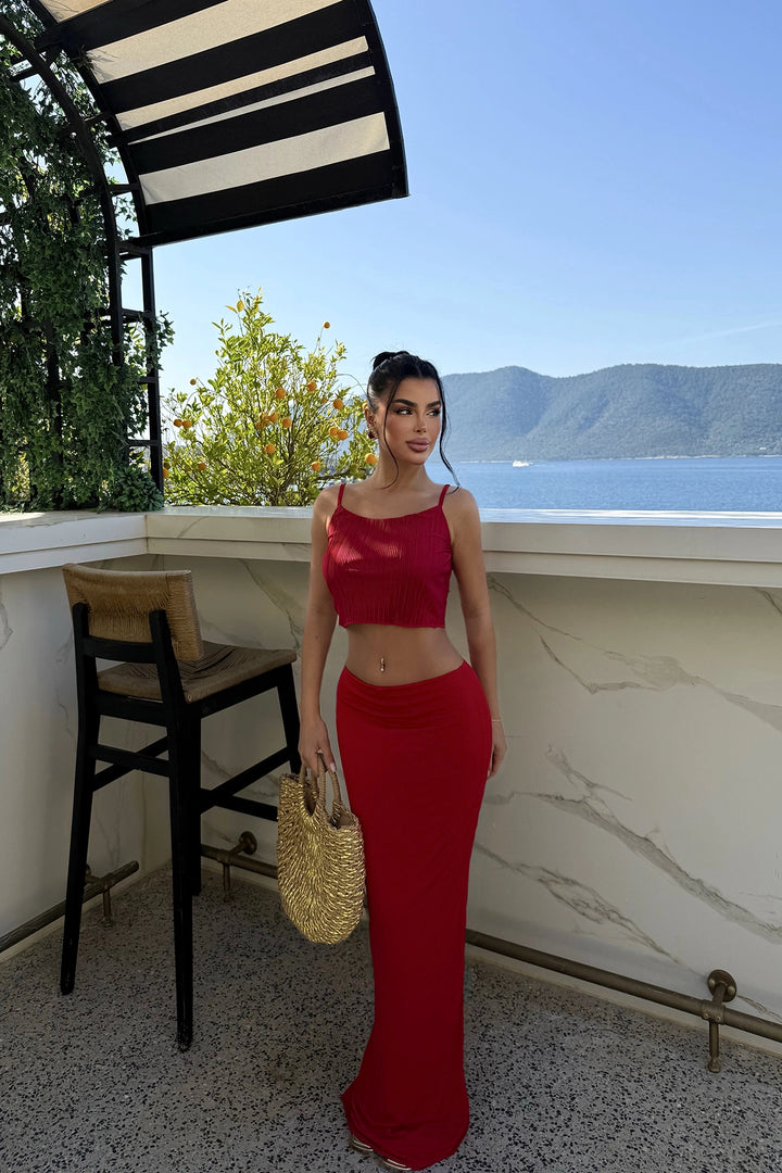 EYY Women Red Bellezza Suit - Svyetlahorsk