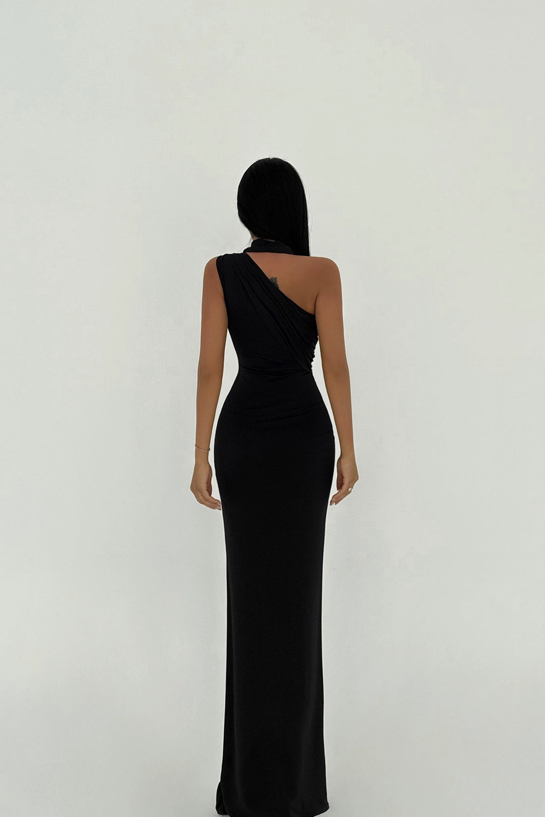 EYY Women Siyah Marcia Uzun Elbise - Greer