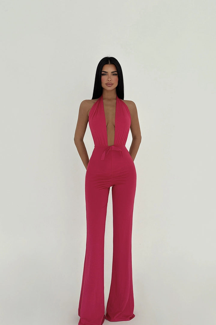 EYY Women Fuhsia Small Jumpsuit - Welling