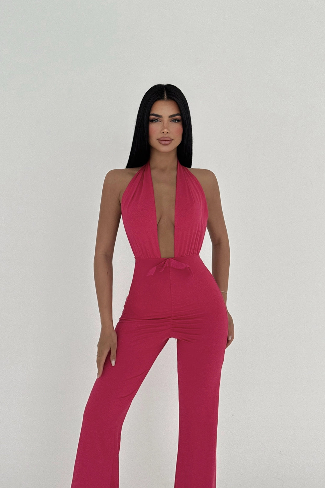 EYY Women Fuhsia Small Jumpsuit - Welling