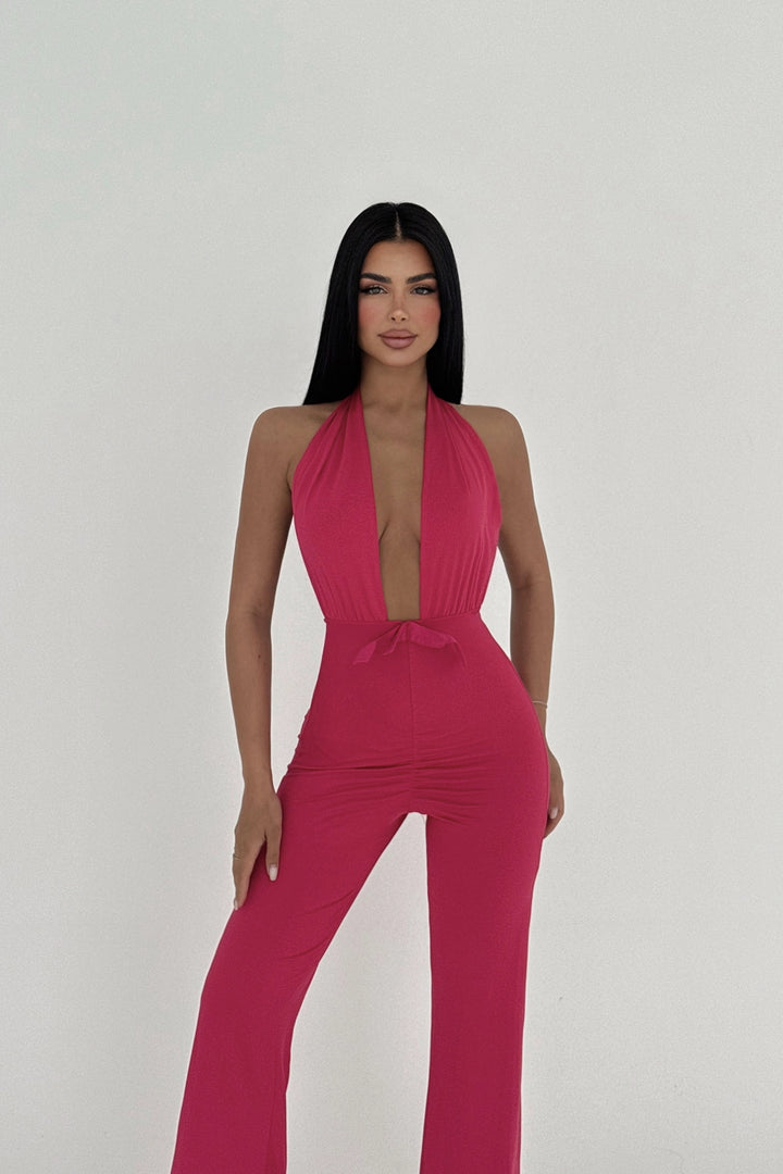 EYY Women Fuhsia Small Jumpsuit - Welling