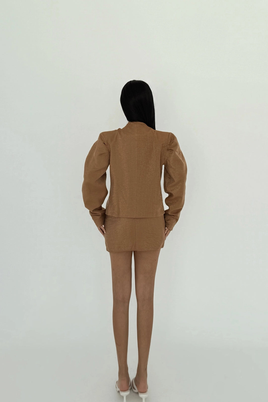 EYY Women Brown Skirt Suit - San Fernando