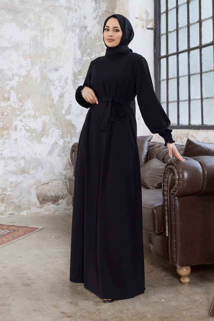 فستان ZRF نسائي بحزام Vera - أسود - أونتاريو