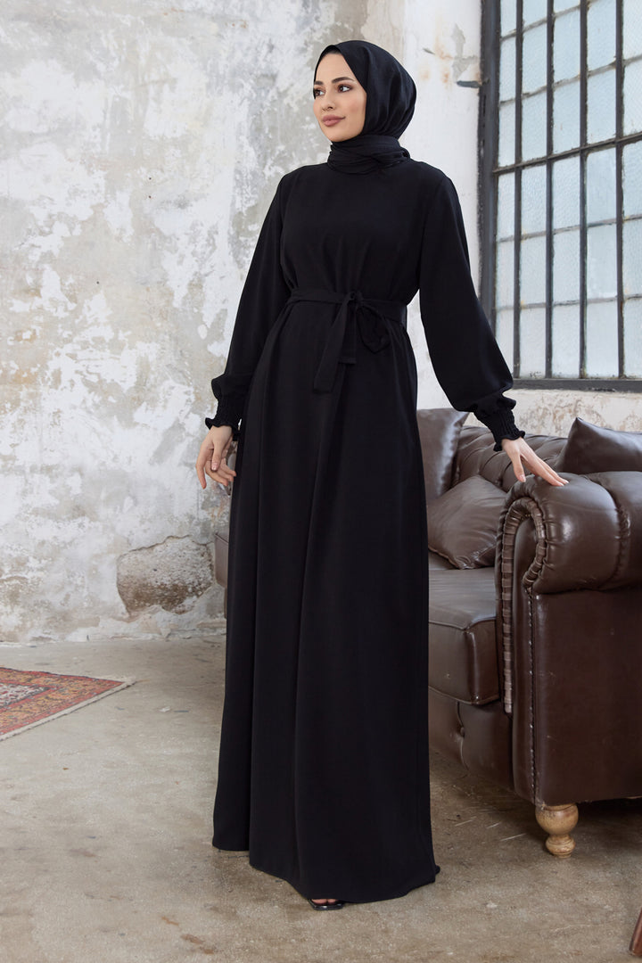 فستان ZRF نسائي بحزام Vera - أسود - أونتاريو