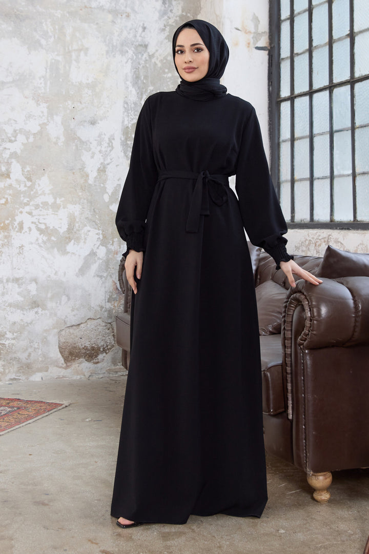 فستان ZRF نسائي بحزام Vera - أسود - أونتاريو