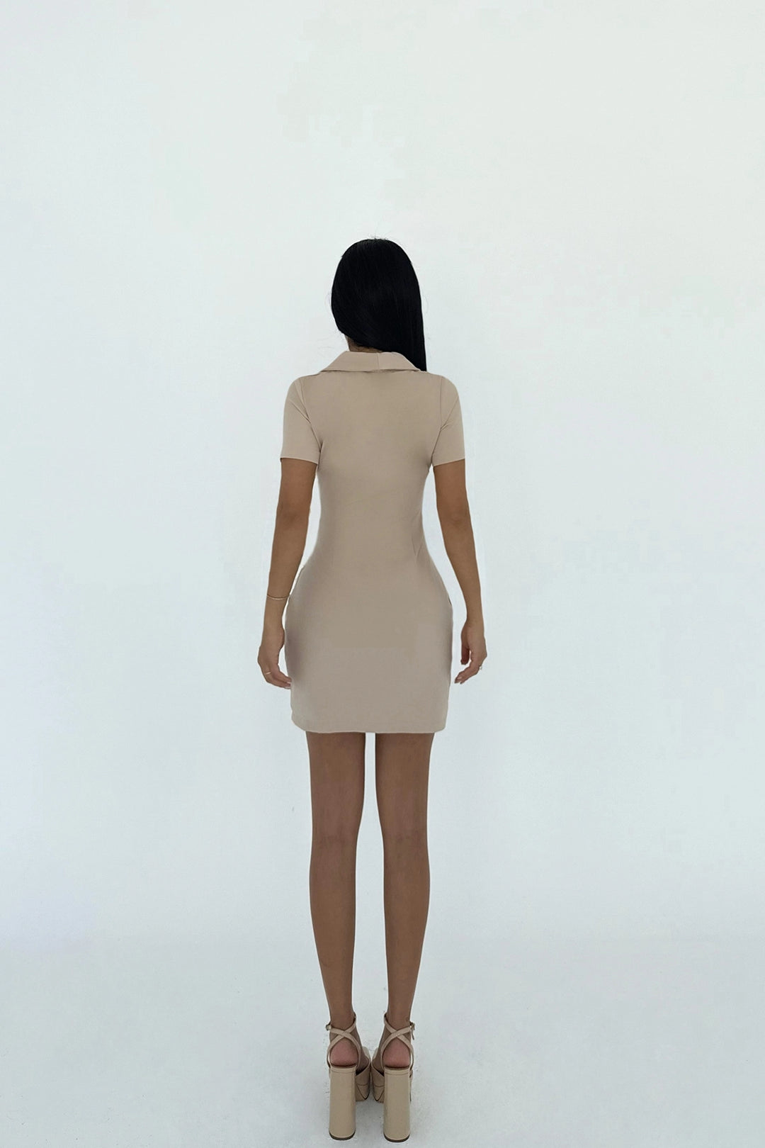 EYY Women Cream Lady Mini Dress - Derby