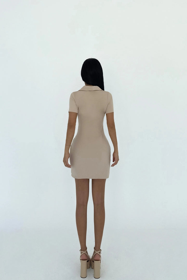 EYY Women Cream Lady Mini Dress - Derby