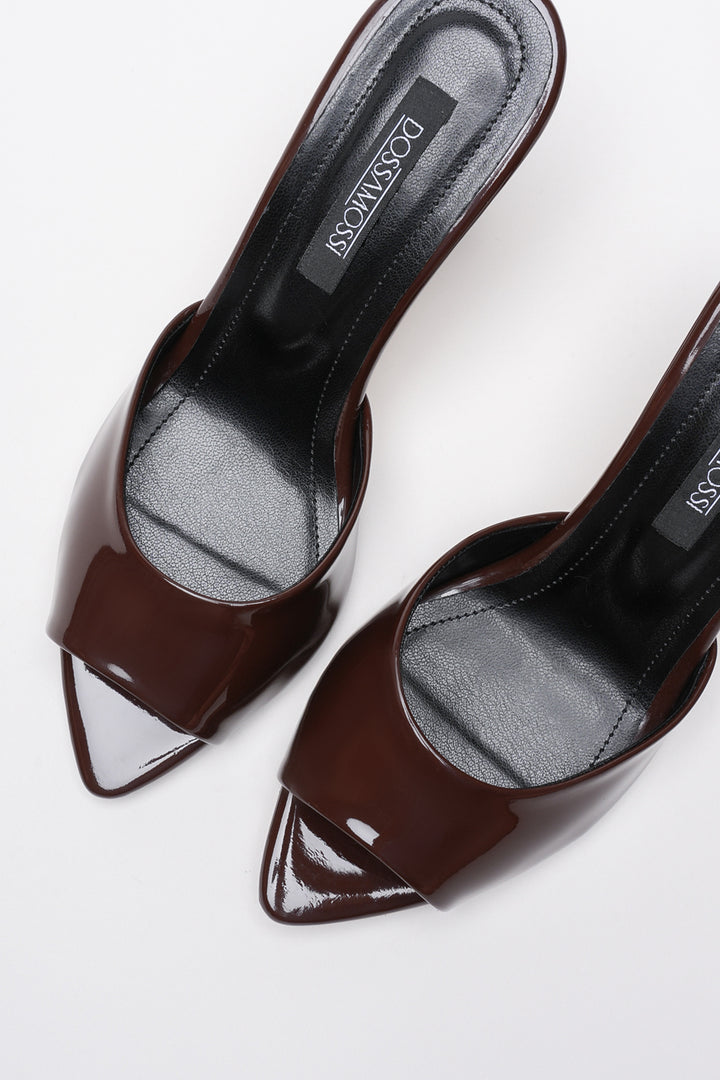DSM Avisa Coffee Suede High Heel Women's Slippers - Bullhead City