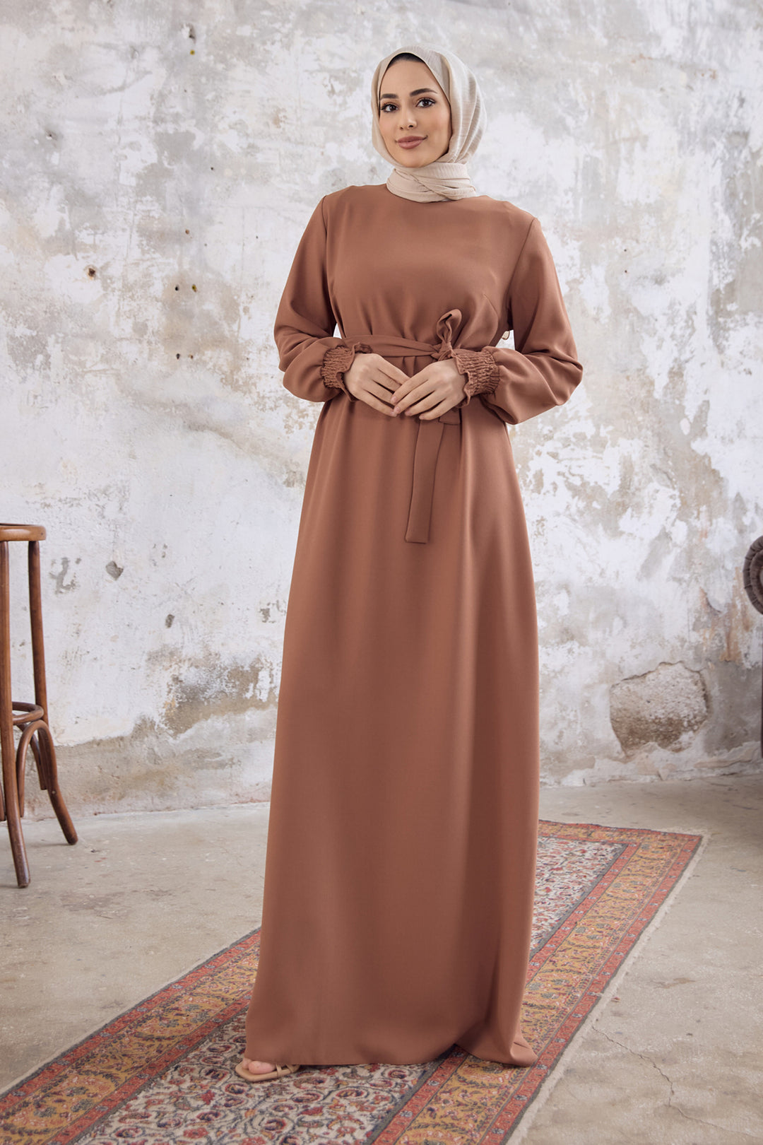 ZRF Women Vera Belted Dress - Camel - Singen