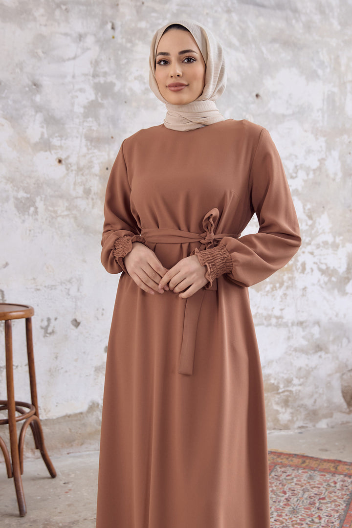 ZRF Women Vera Belted Dress - Camel - Singen