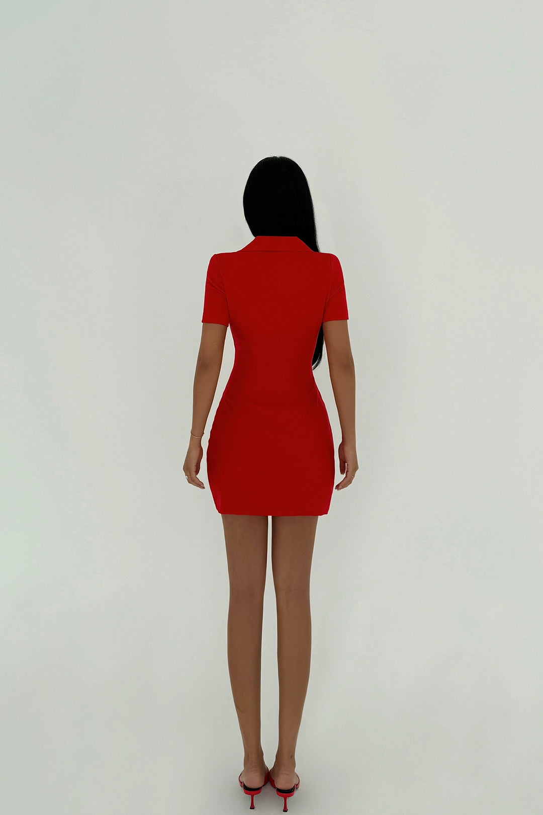 EYY Women Kırmızı Bayan Mini Elbise - Choisy-le-Roi