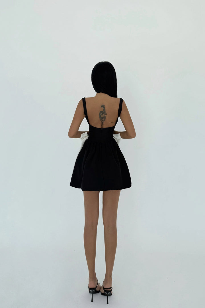 EYY Women Siyah Nellie Yay Detaylı Mini Elbise - Lüneburg