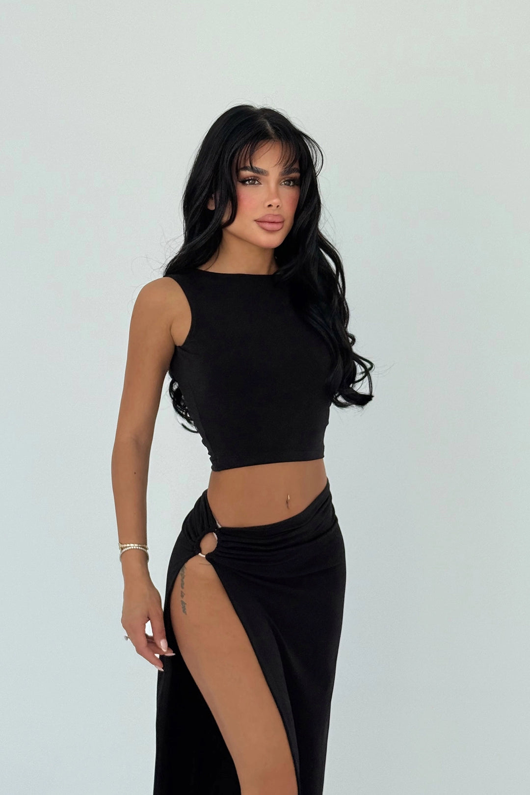 EYY Women Siyah Etek Takımı - Antibes