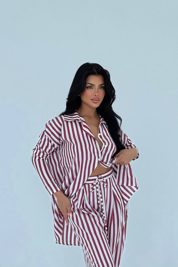 EYY Women Kırmızı Pantolon Takımı - Silver Spring