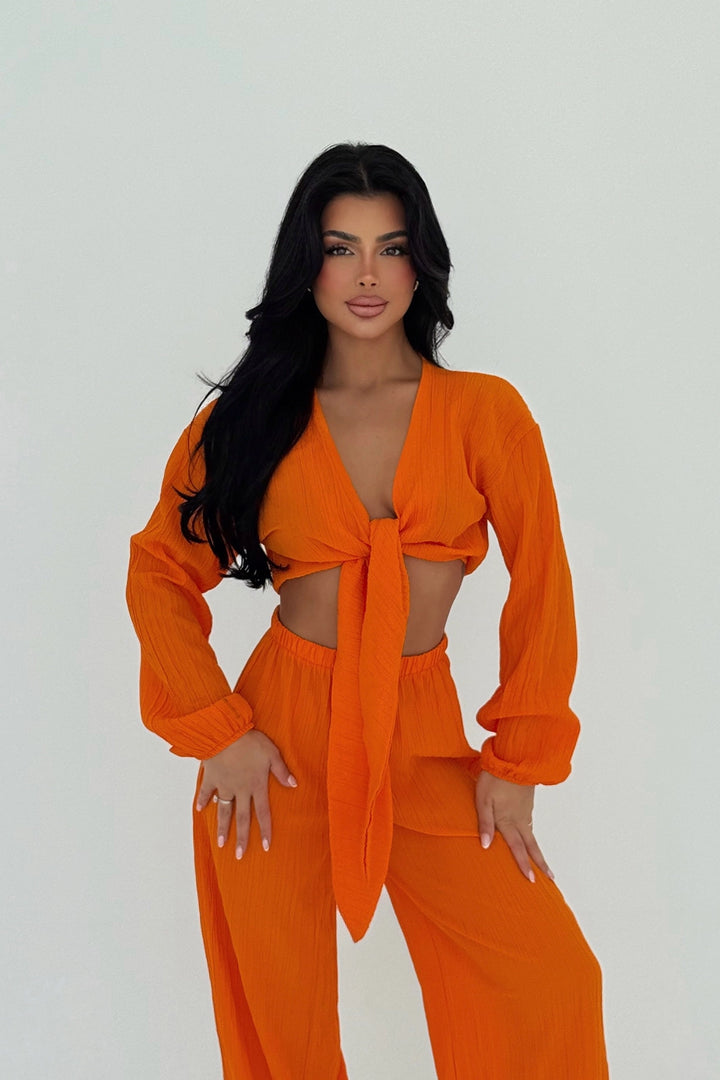 EYY Women Turuncu Adelina Bağcıklı Takım - Brăila