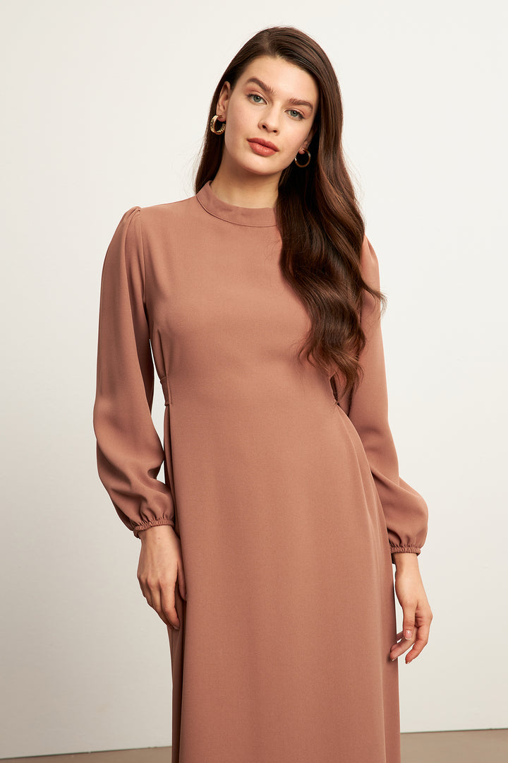 ZRF Women Nevra Belted Dress - Camel - Kallithéa