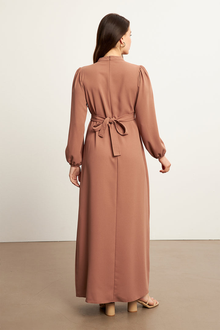 ZRF Women Nevra Belted Dress - Camel - Kallithéa