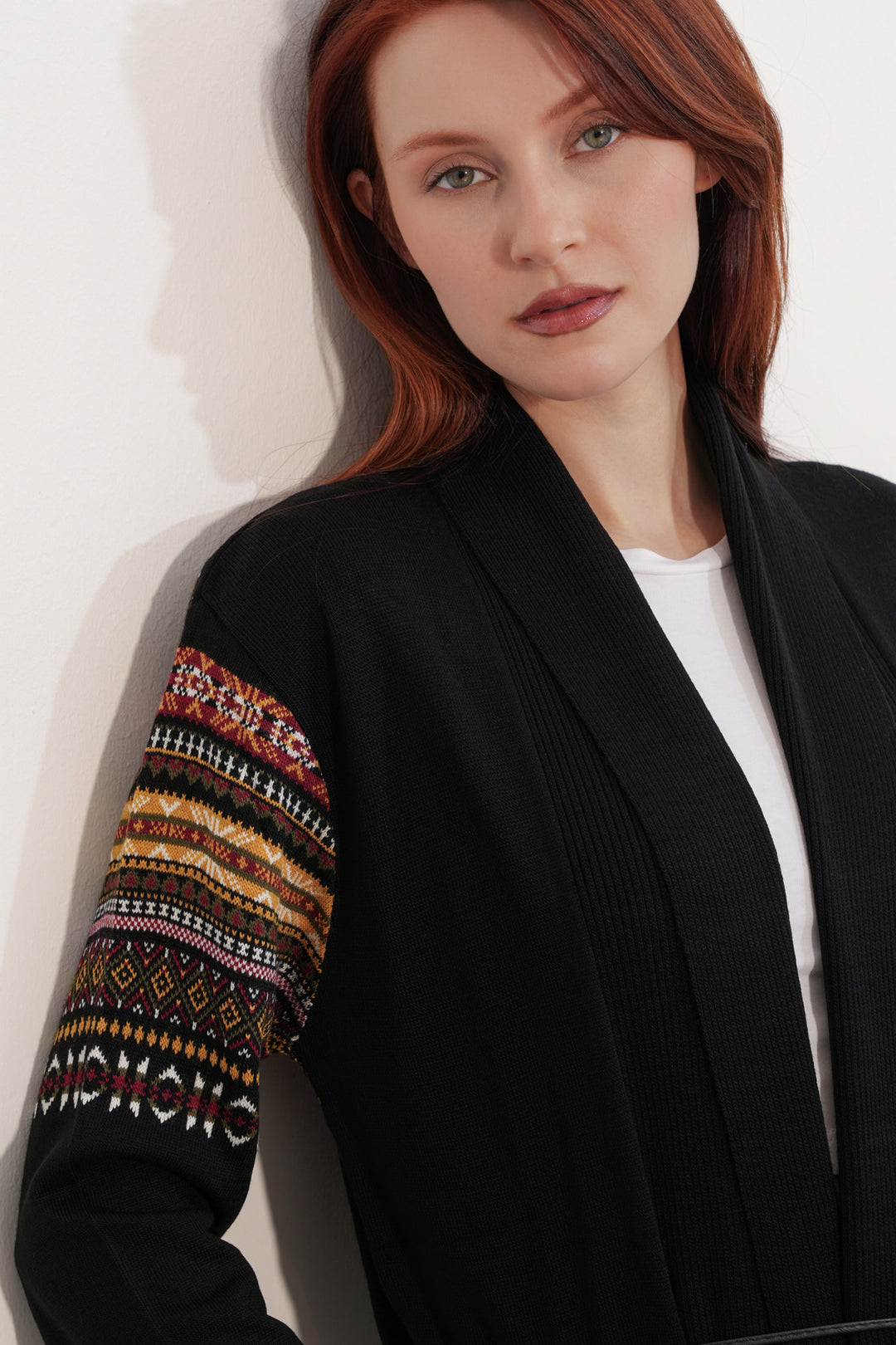 BGD Women Uzun Triko Hırka - A.Siyah - Prairieville