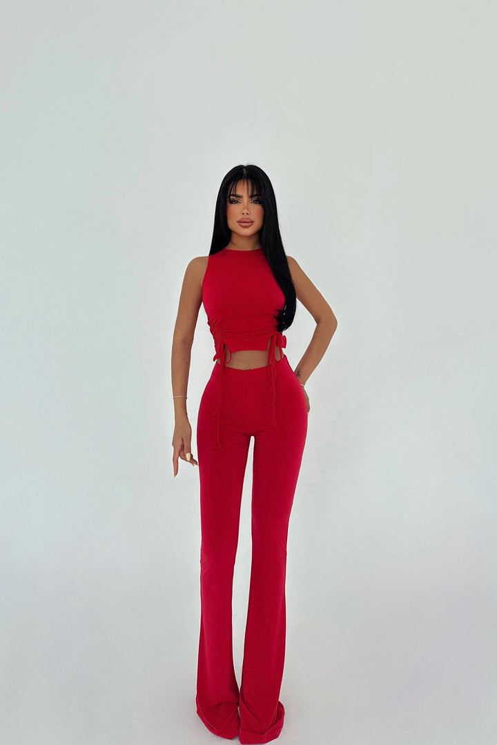 EYY Women Kırmızı Pantolon Takımı - Velbert
