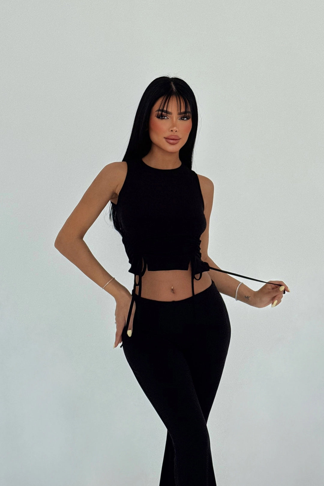 EYY Women Siyah Pantolon Takımı - Orangeville