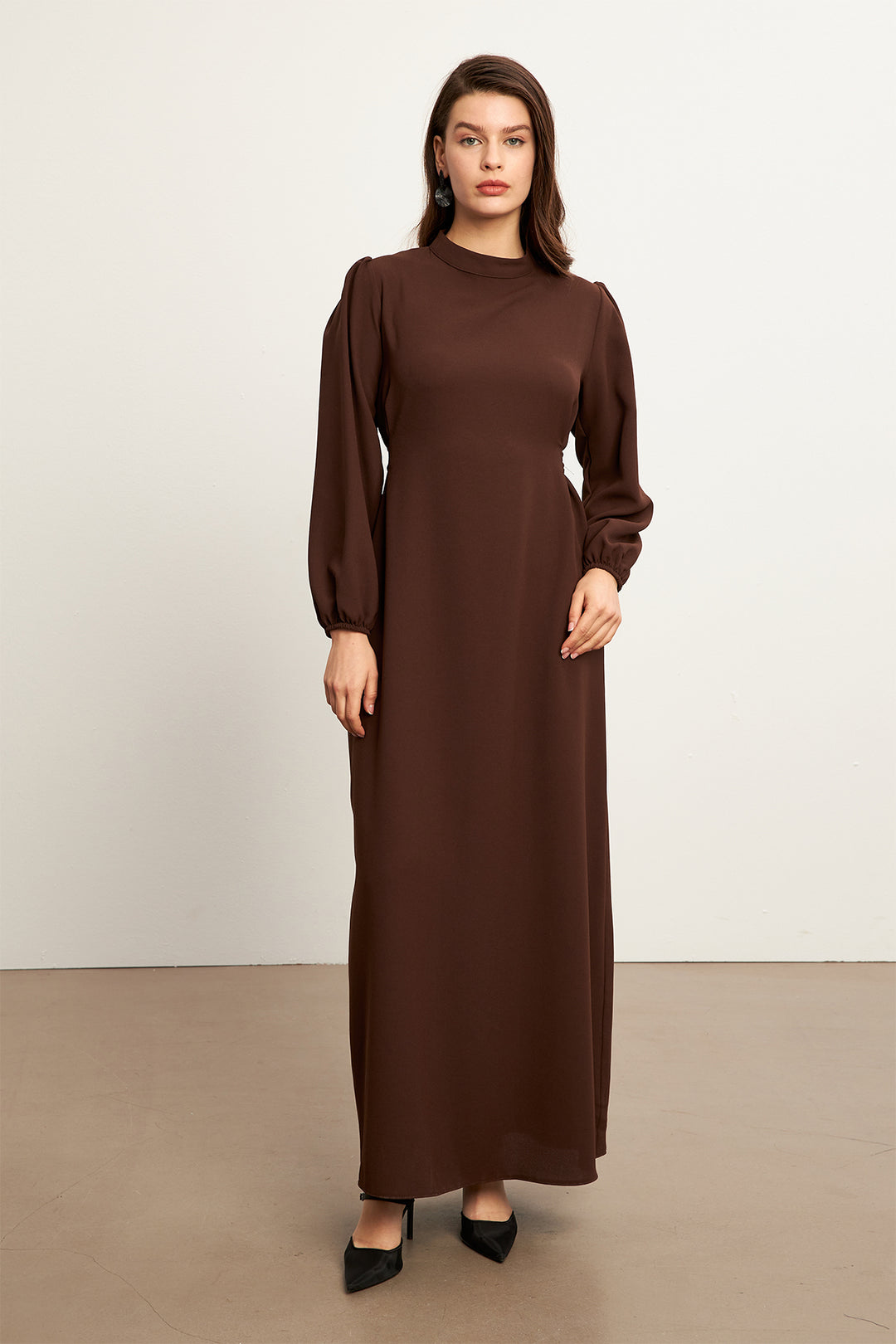 ZRF Women Nevra Belted Dress - Brown - Voluntari