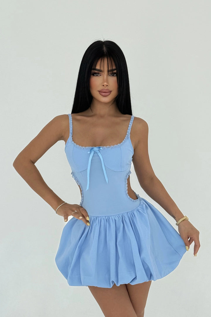 EYY Women Mavi Askılı Mini Elbise - Baranavichy