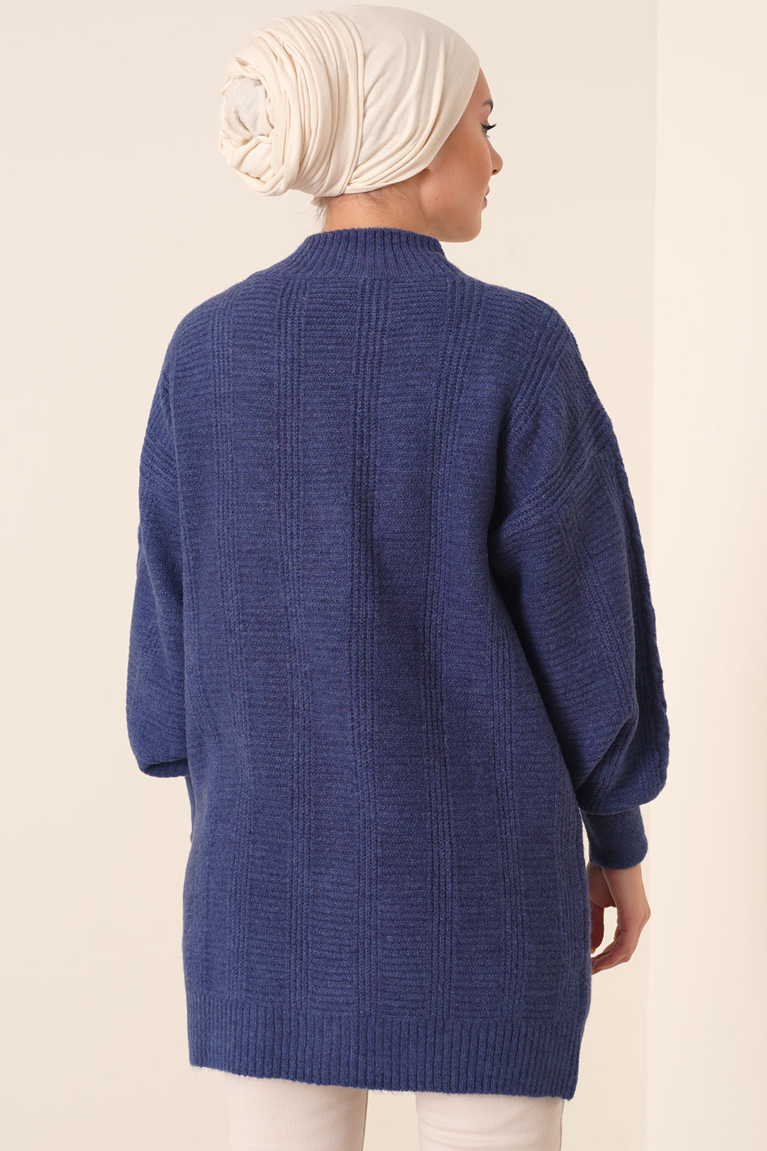 BGD Women Hijab Cardigan - Navy Blue - Central Coast