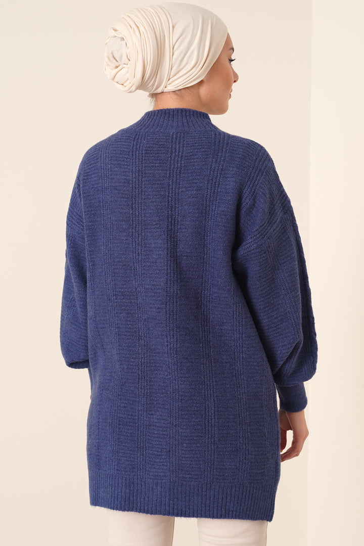 BGD Women Hijab Cardigan - Navy Blue - Central Coast