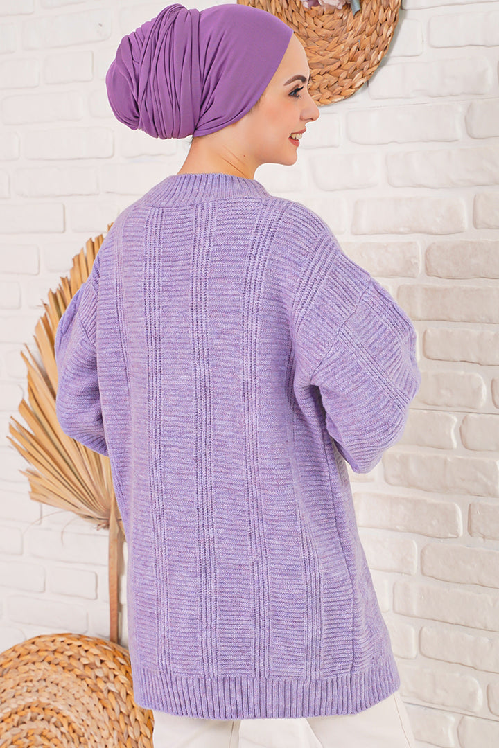 BGD Women Hijab Cardigan - Lilac - Kamp-Lintfort