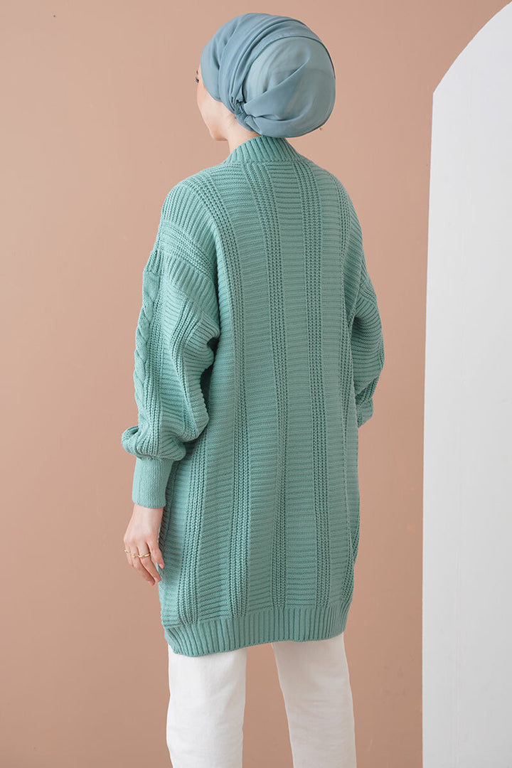 BGD Women Hijab Cardigan - Mint - Sint-Truiden