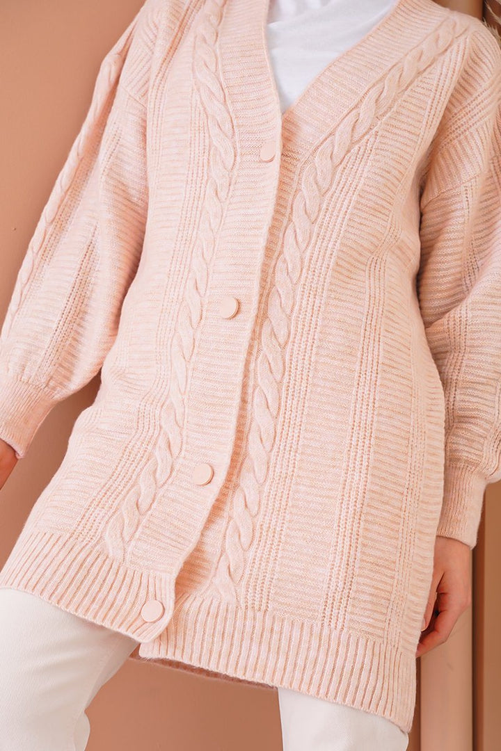 BGD Women Hijab Cardigan - Powder - Brasschaat