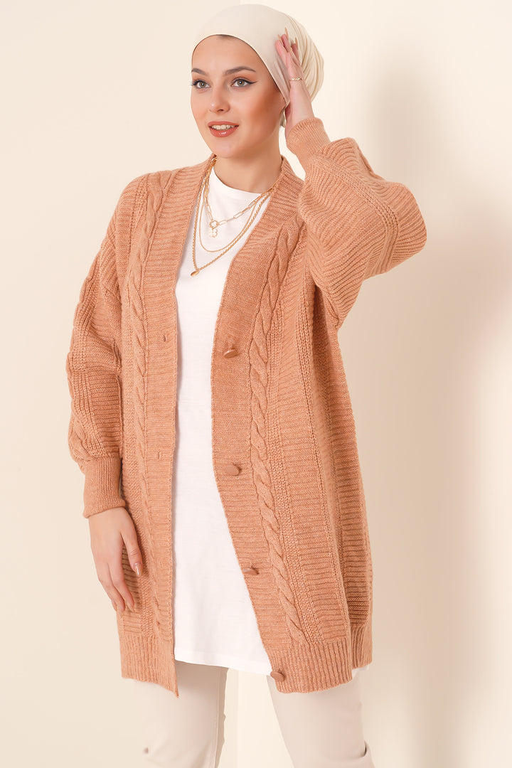 BGD Women Hijab Cardigan - Salmon - Walsall