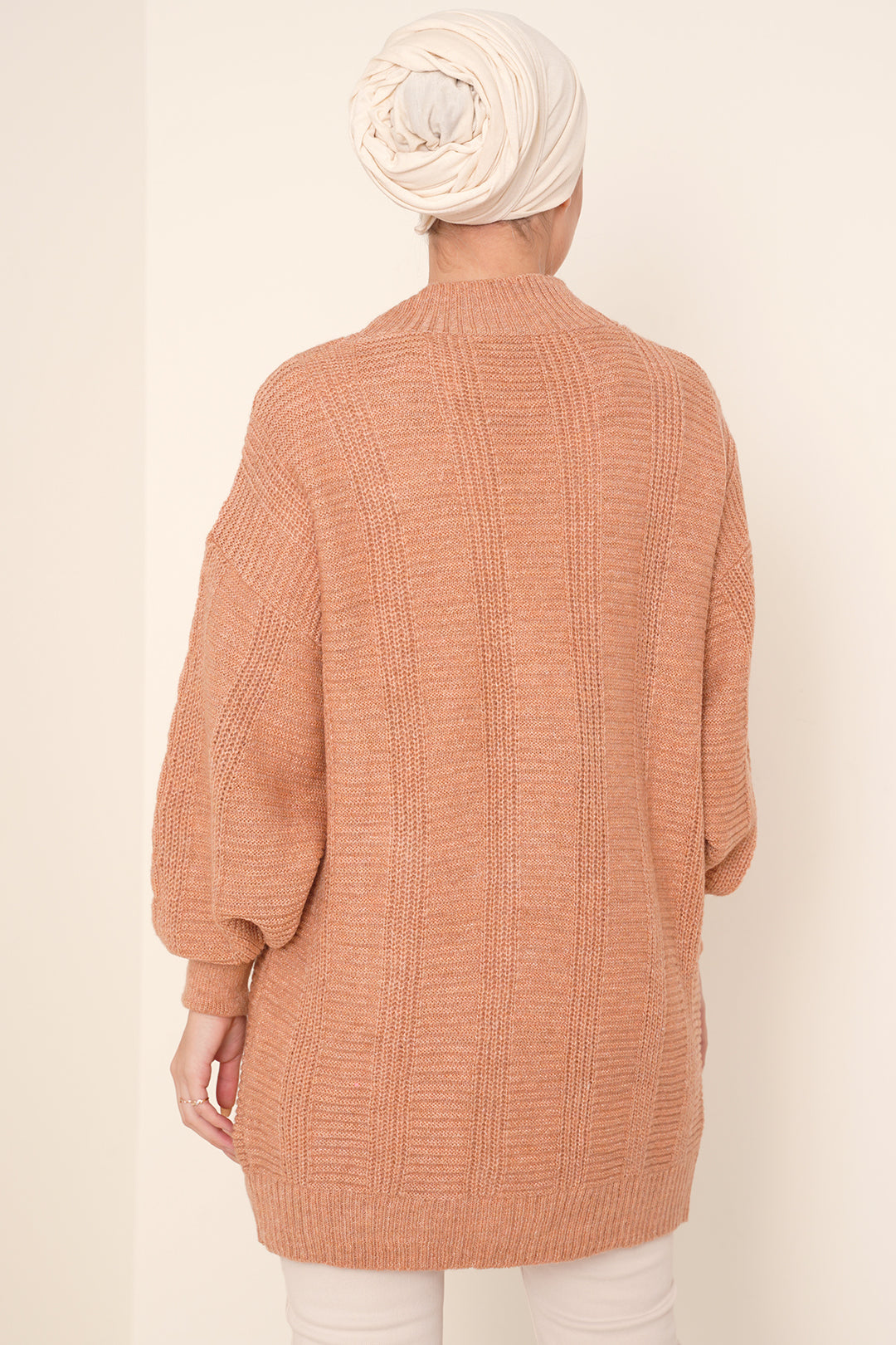 BGD Women Hijab Cardigan - Salmon - Walsall
