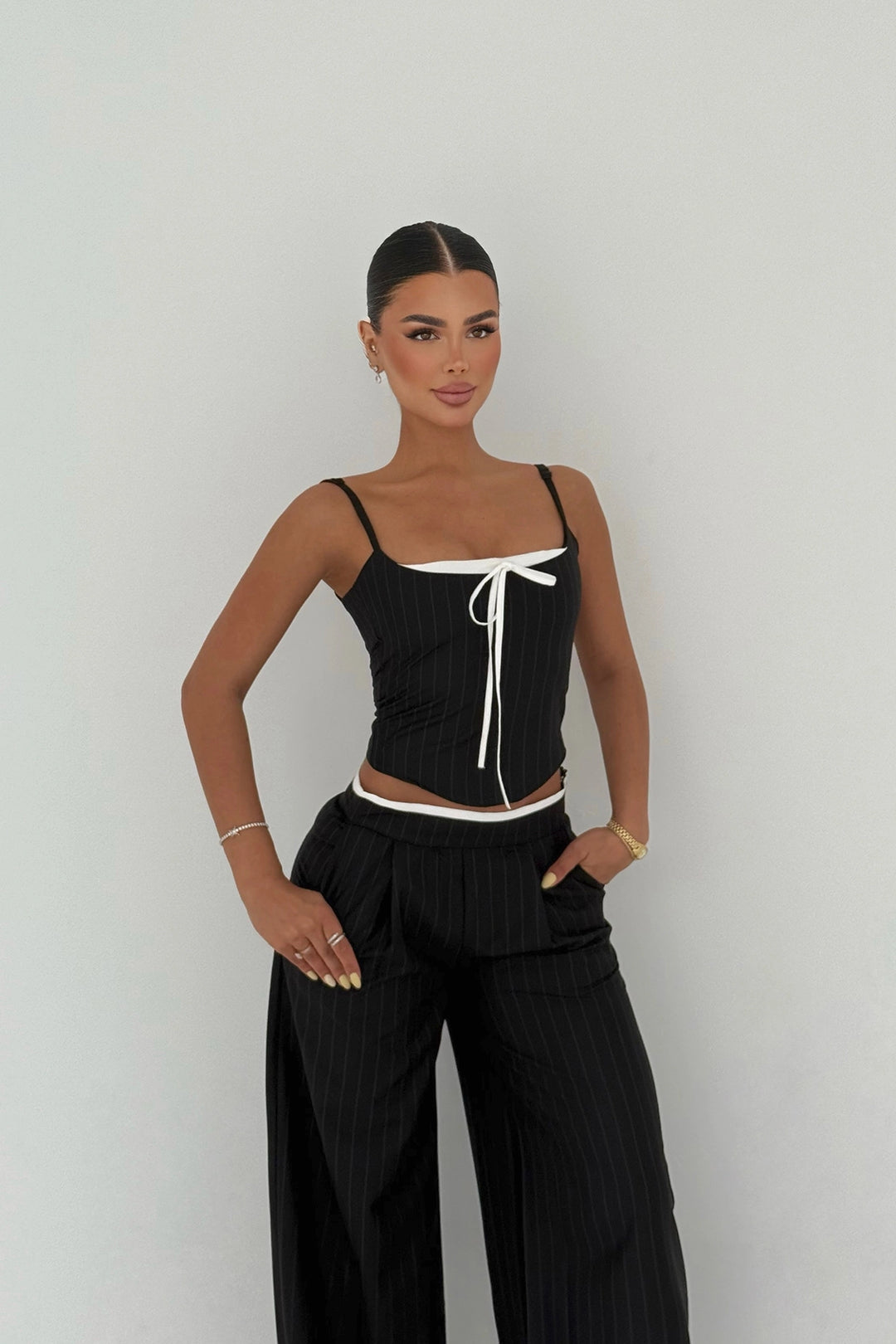 EYY Women Siyah Pantolon Takımı - Almere