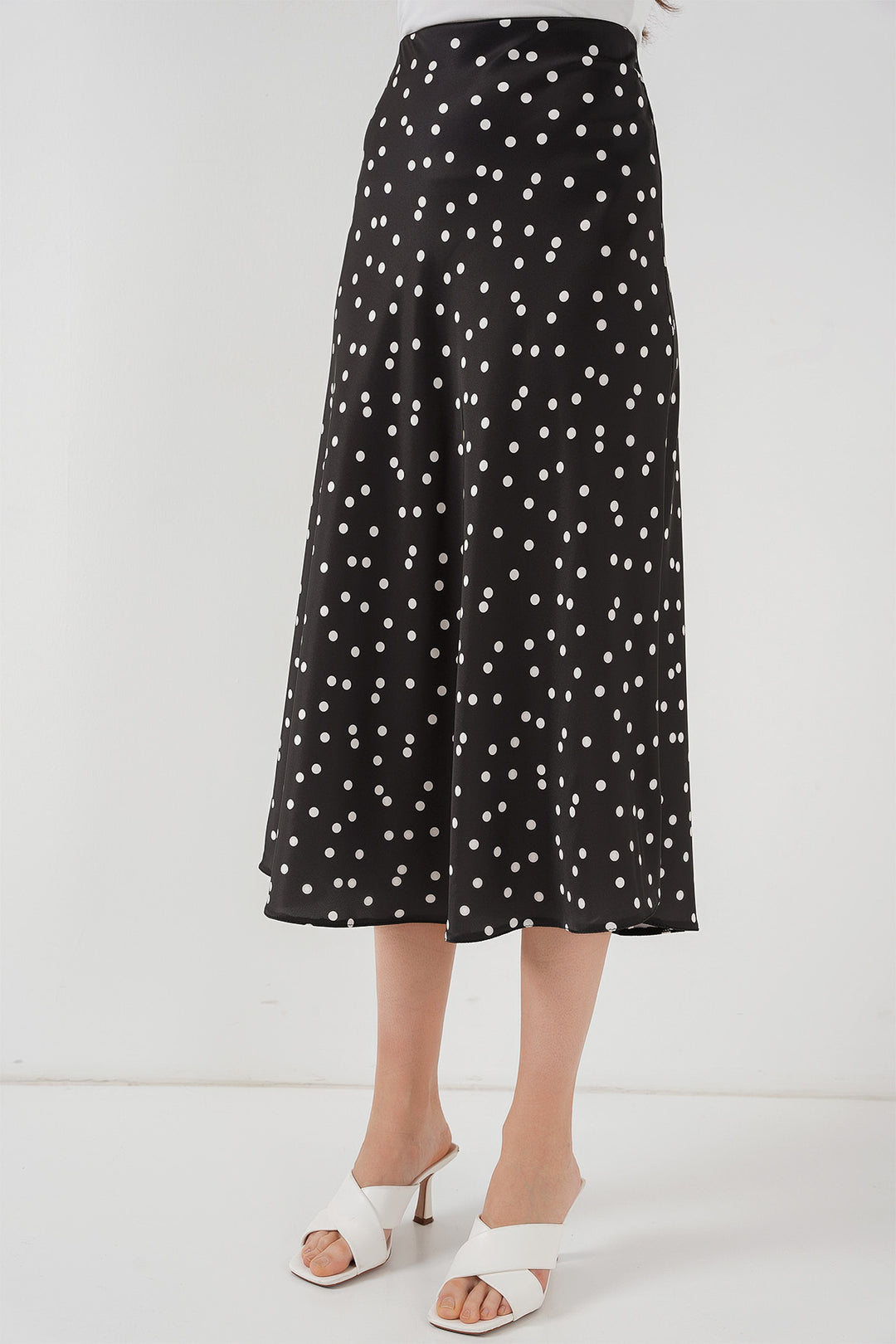 BGD Women Satin Skirt - Black - Échirolles