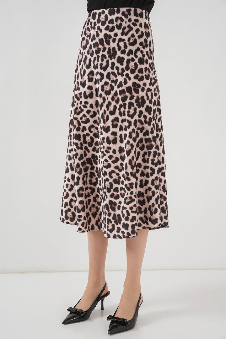 BGD Women Satin Skirt - T. Brown - Issaquah